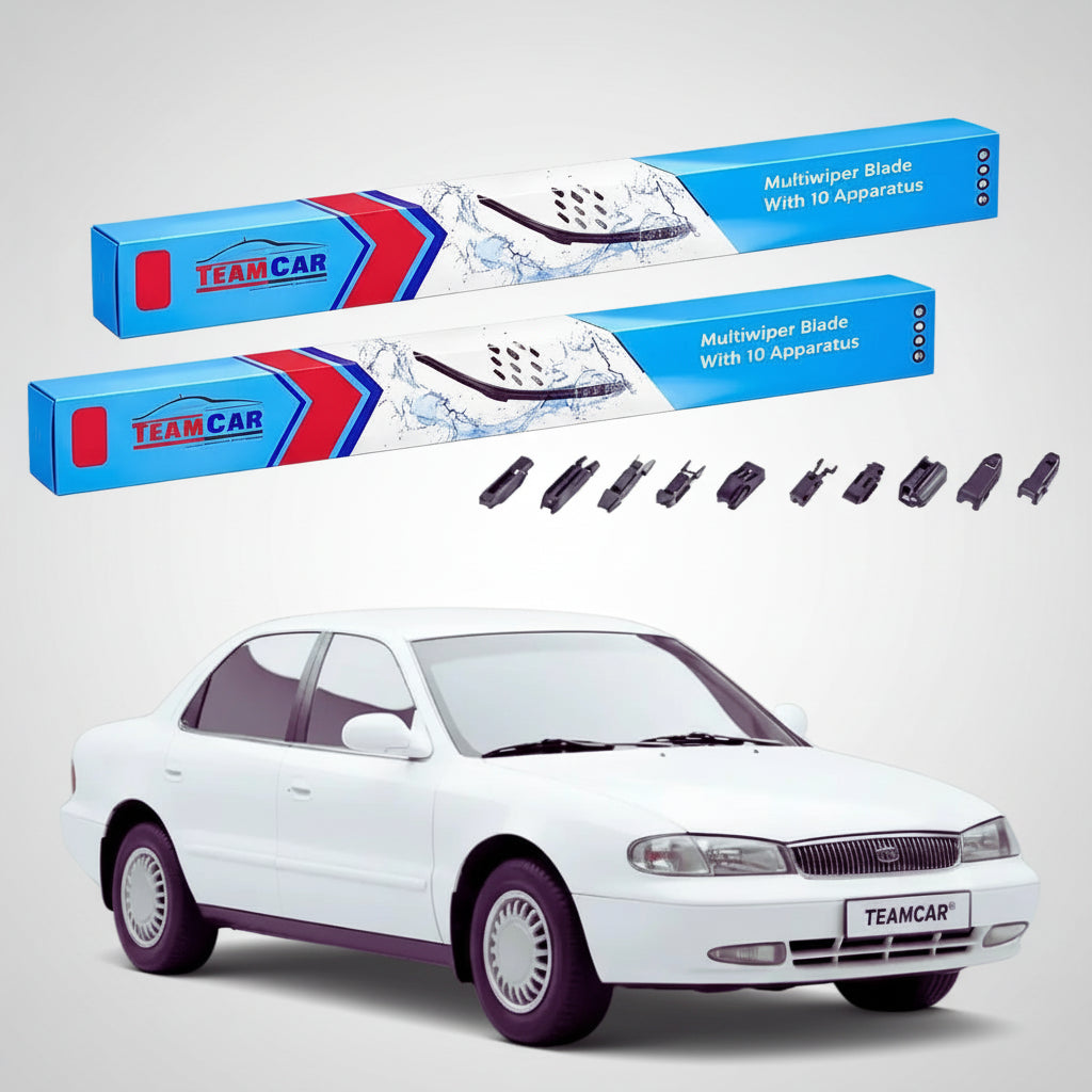 Ștergătoare Kia Clarus Sedan 1996-2001 | Set Față Flat Premium – TeamCar®