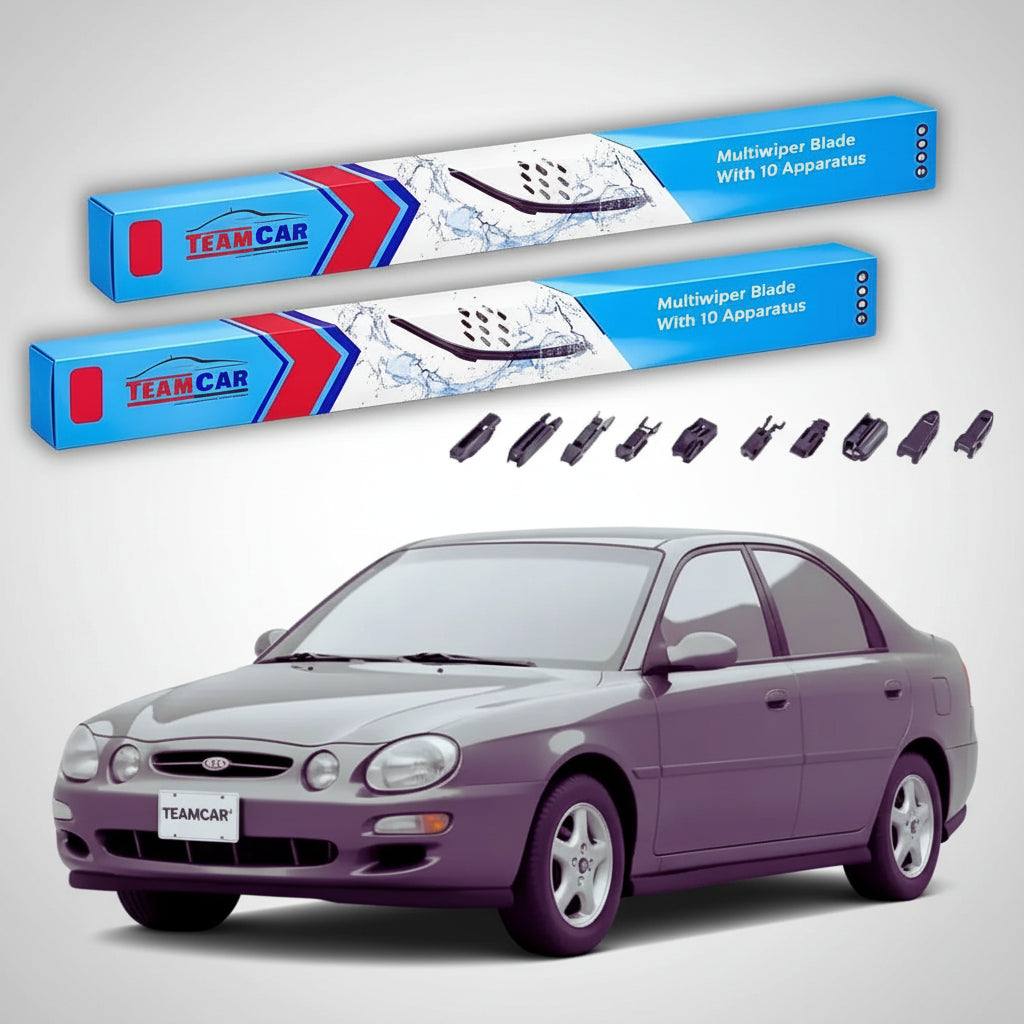 Ștergătoare Kia Mentor II FX Sedan 2001-2004 | Set Față Flat Premium – TeamCar®