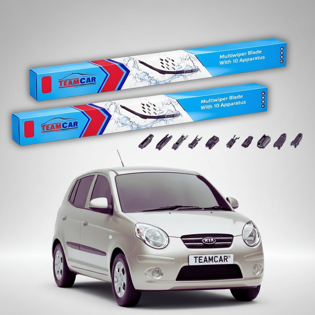 Ștergătoare Kia Picanto I BA Hatchback 2004-2011 | Set Față Flat Premium – TeamCar®
