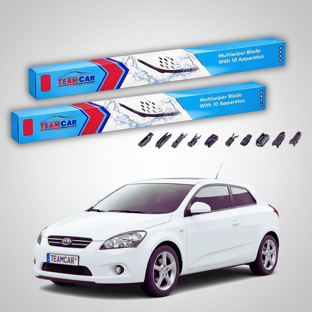 Ștergătoare Kia Pro Ceed I ED 2008-2009 | Set Față Flat Premium – TeamCar®