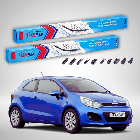Ștergătoare Kia Rio III UB Hatchback 2011-2017 | Set Față Flat Premium – TeamCar®