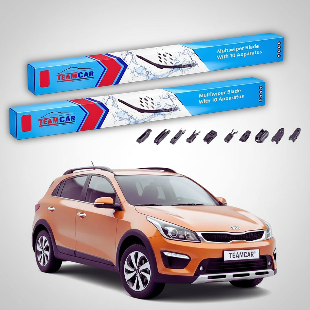 Ștergătoare Kia Rio X-Line YB Crossover 2017-prezent | Set Față Flat Premium – TeamCar®