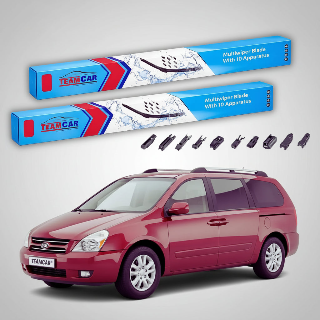 Ștergătoare Kia Sedona I GQ Van 1998-2005 | Set Față Flat Premium – TeamCar®