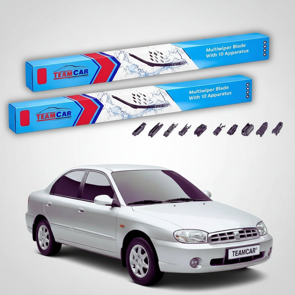 Ștergătoare Kia Shuma II FB Sedan 2001-2004 | Set Față Flat Premium – TeamCar®