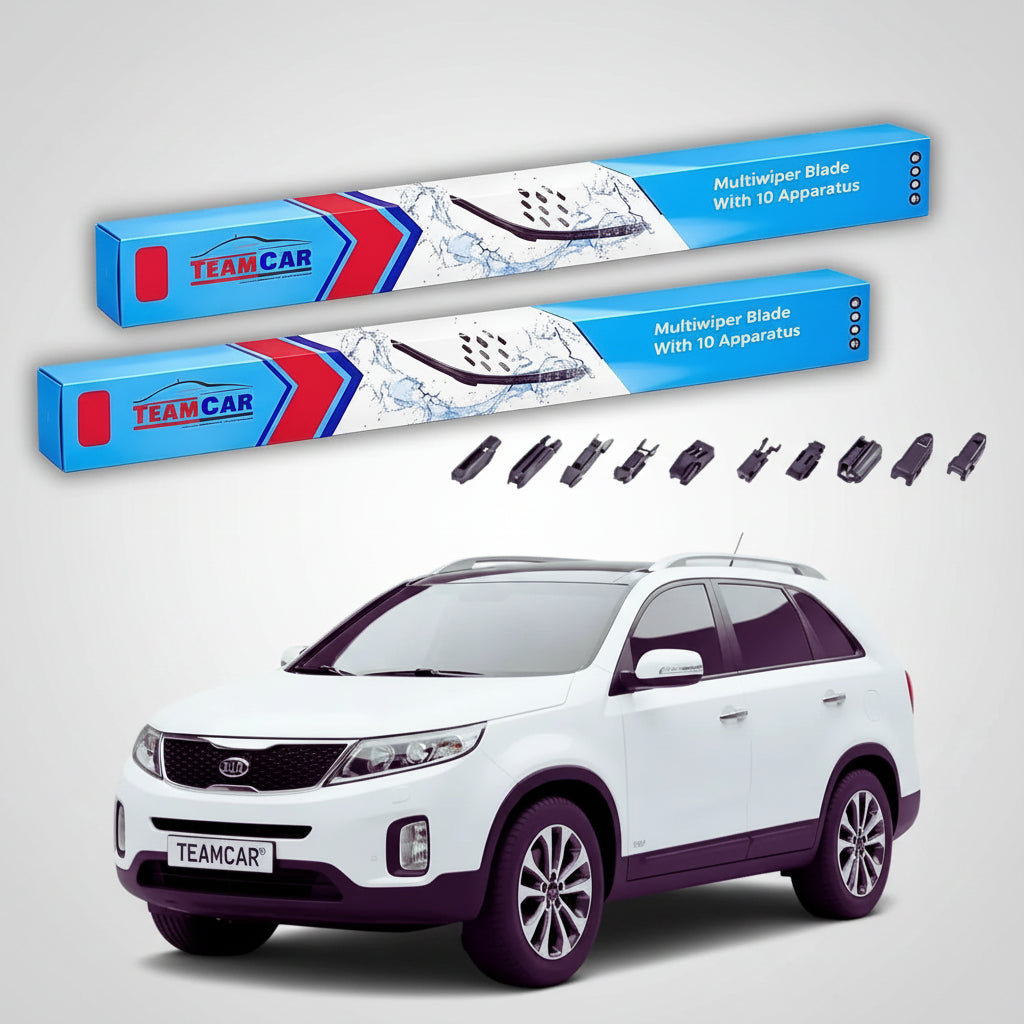 Ștergătoare Kia Sorento II XM SUV 2009-2015 | Set Față Flat Premium – TeamCar®