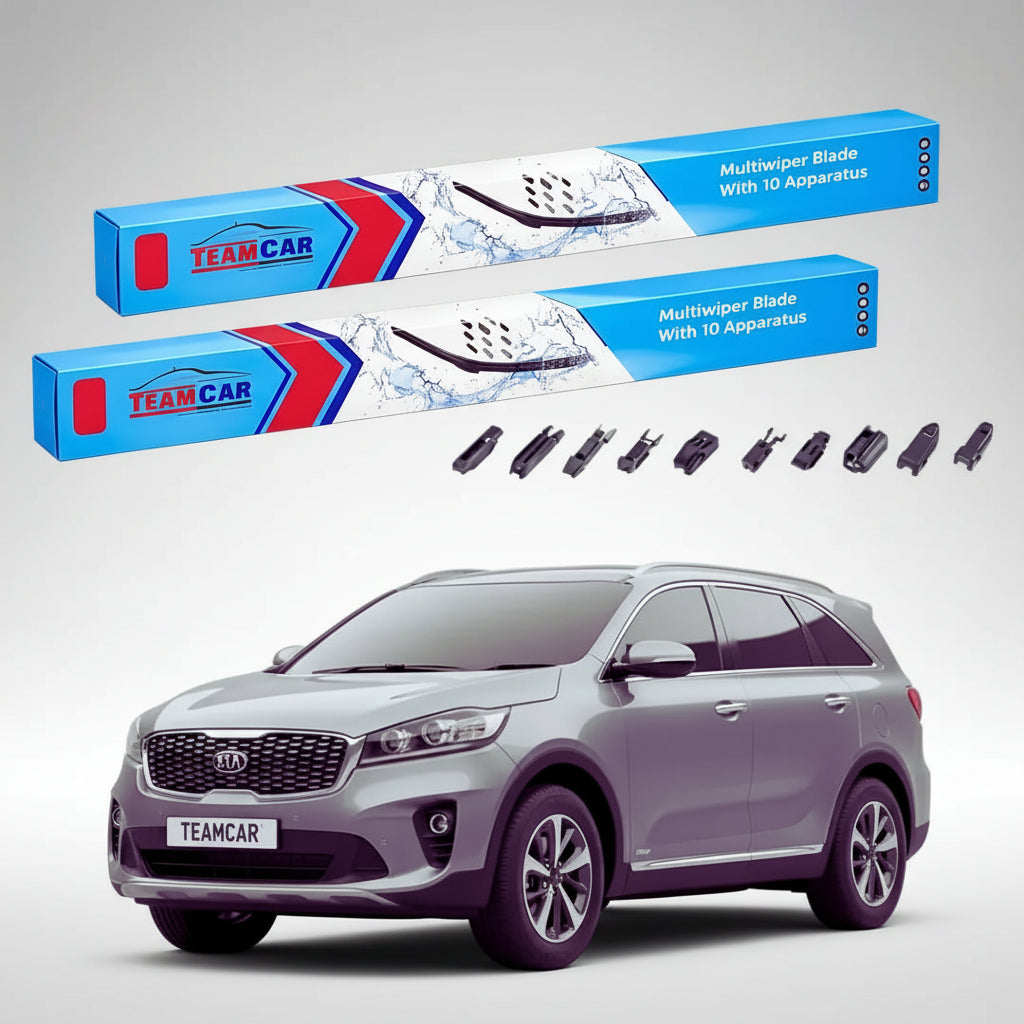 Ștergătoare Kia Sorento III UM SUV 2015-2020 | Set Față Flat Premium – TeamCar®
