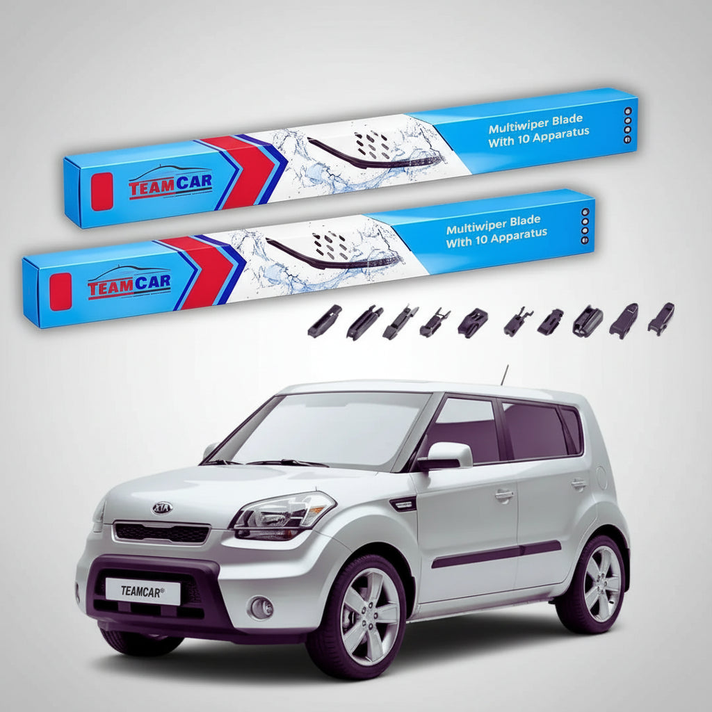 Ștergătoare Kia Soul I AM Hatchback 2008-2014 | Set Față Flat Premium – TeamCar®