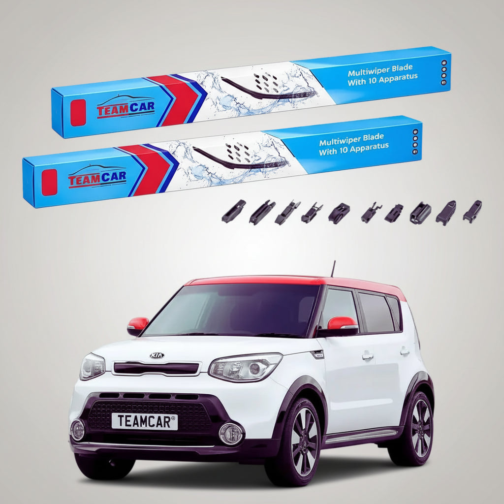 Ștergătoare Kia Soul II PS Hatchback 2014-2018 | Set Față Flat Premium – TeamCar®