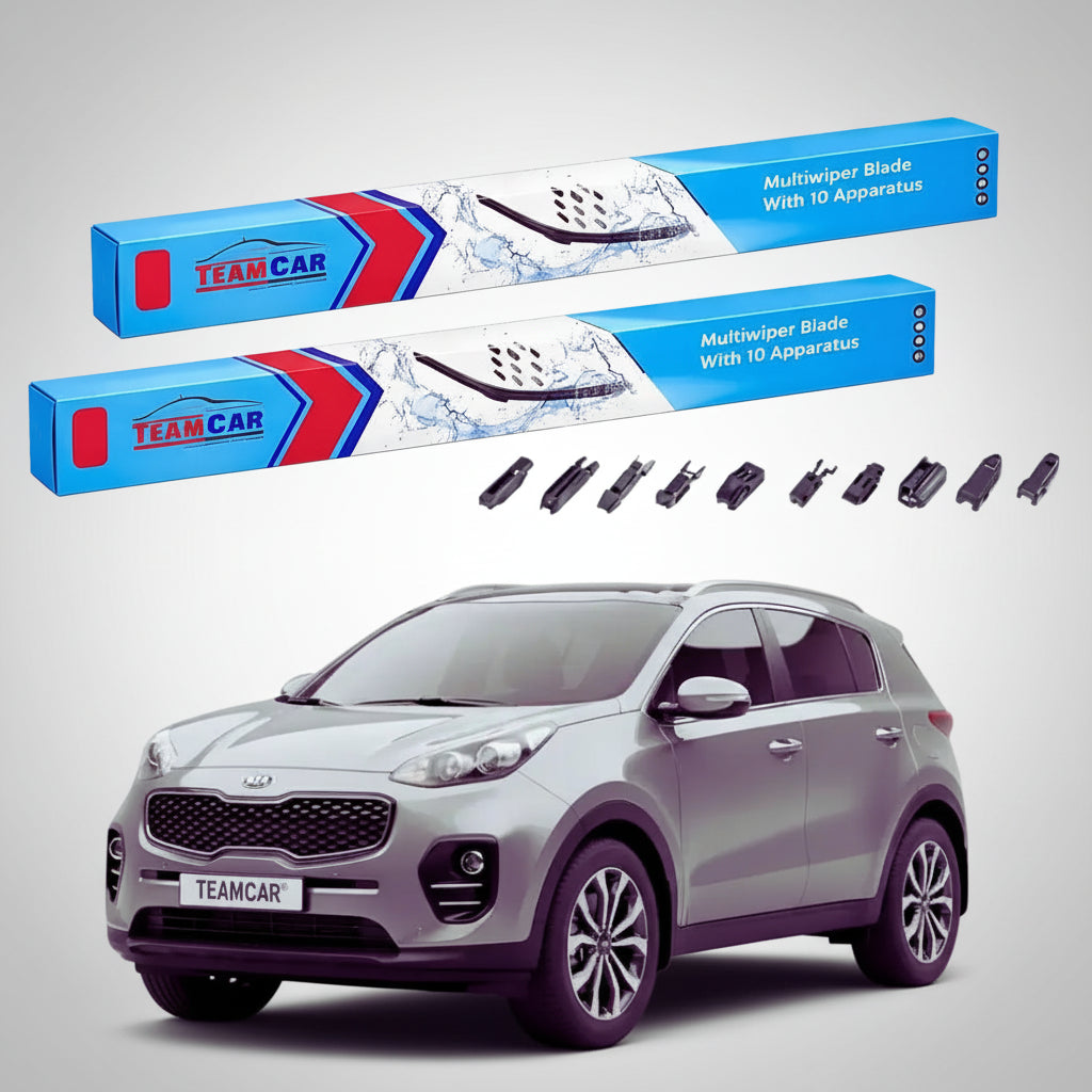 Ștergătoare Kia Sportage IV QL SUV 2015-2022 | Set Față Flat Premium – TeamCar®