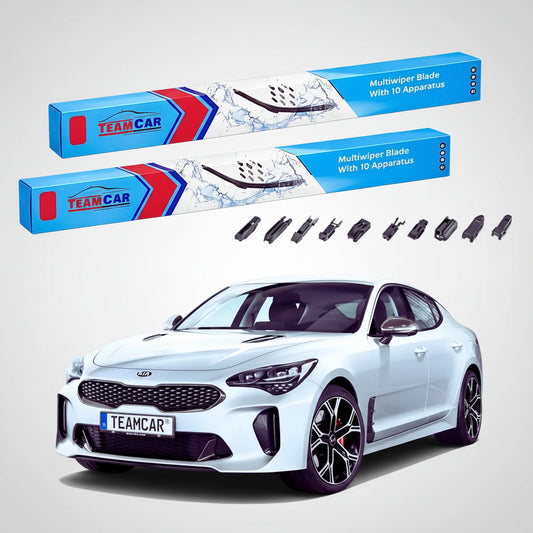 Ștergătoare Kia Stinger Liftback 2017-prezent | Set Față Flat Premium – TeamCar®