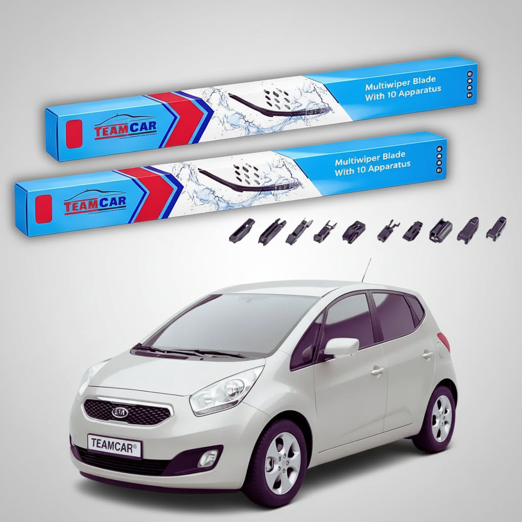 Ștergătoare Kia Venga YN Hatchback 2010-2019 | Set Față Flat Premium – TeamCar®