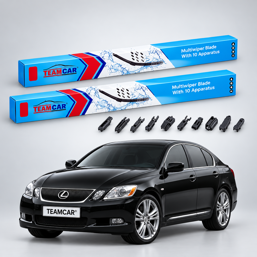 Ștergătoare Lexus GS III S190 04.2005–01.2012 | Set Față Flat Premium – TeamCar®