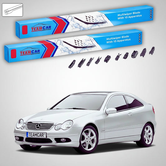 Ștergătoare Mercedes-Benz C/CL203 Coupé Facelift (07/2003–2007) Flat | Set față – TeamCar®