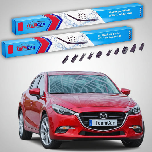 Ștergătoare Mazda 3 BN Facelift 2016-2019 | Set Față Flat Premium – TeamCar®