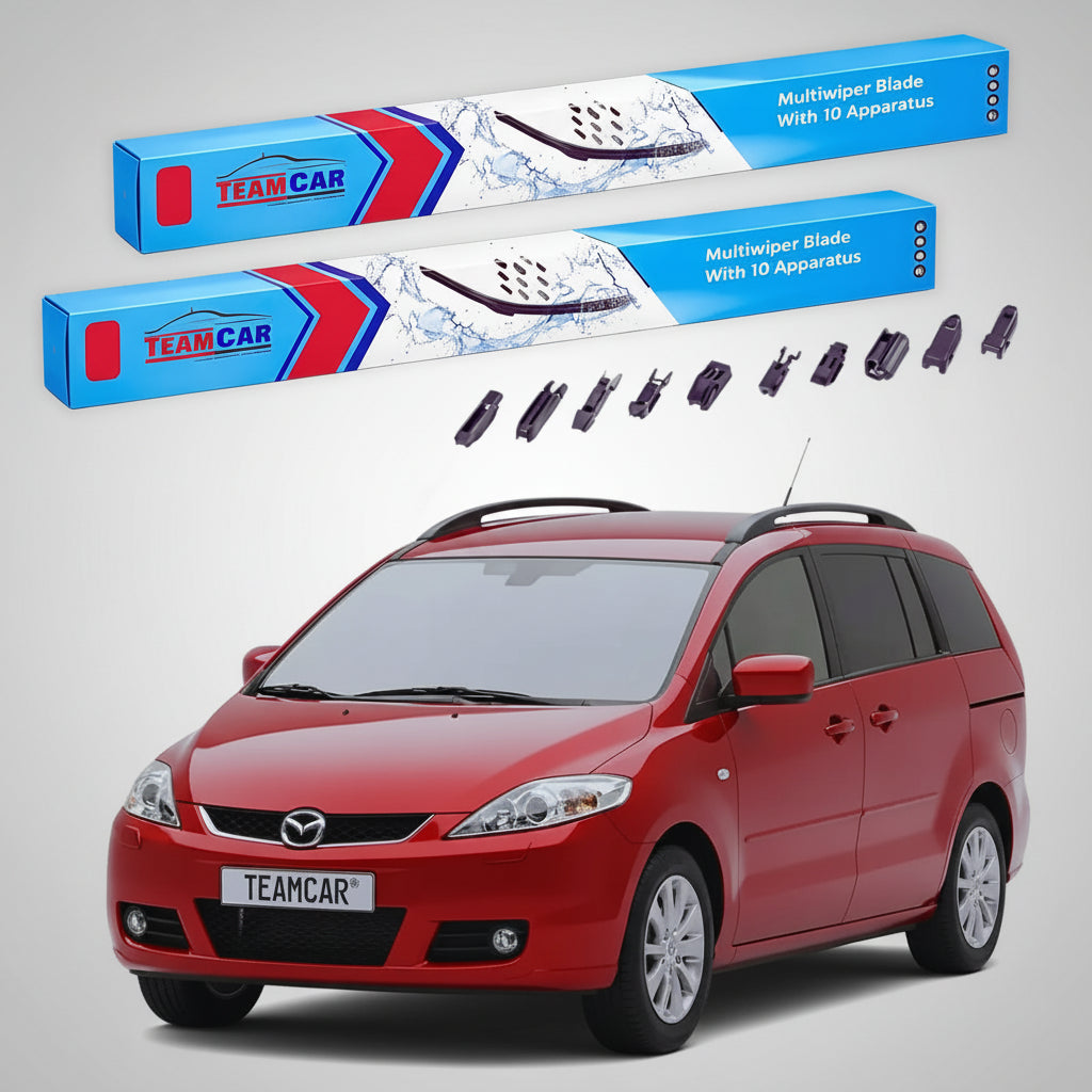 Ștergătoare Mazda 5 CR 2005-2008 | Set Față Flat Premium – TeamCar®