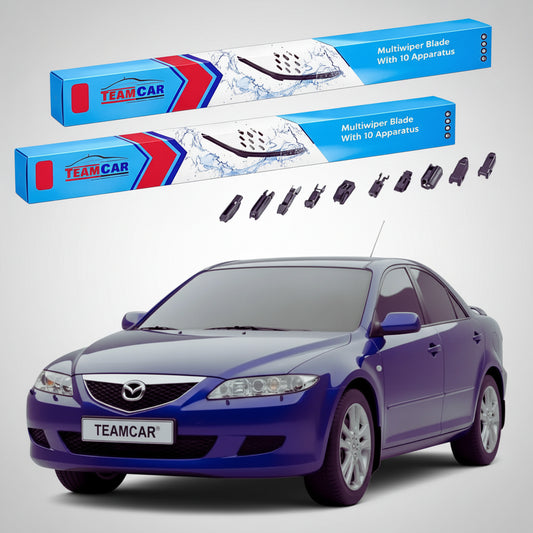 Ștergătoare Mazda 6 GG 2002-2005 | Set Față Flat Premium – TeamCar®