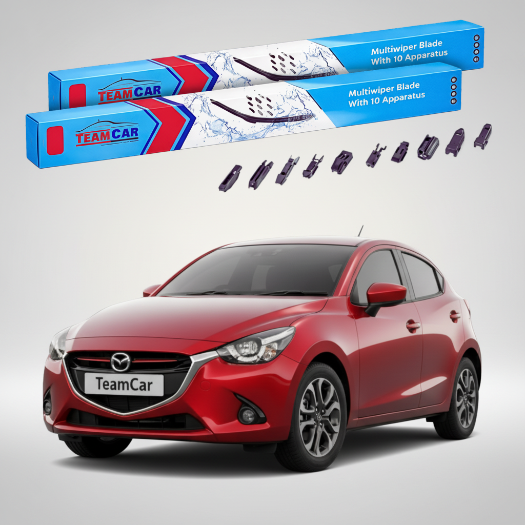 Ștergătoare Mazda 2 DJ 2014-2019 | Set Față Flat Premium – TeamCar®