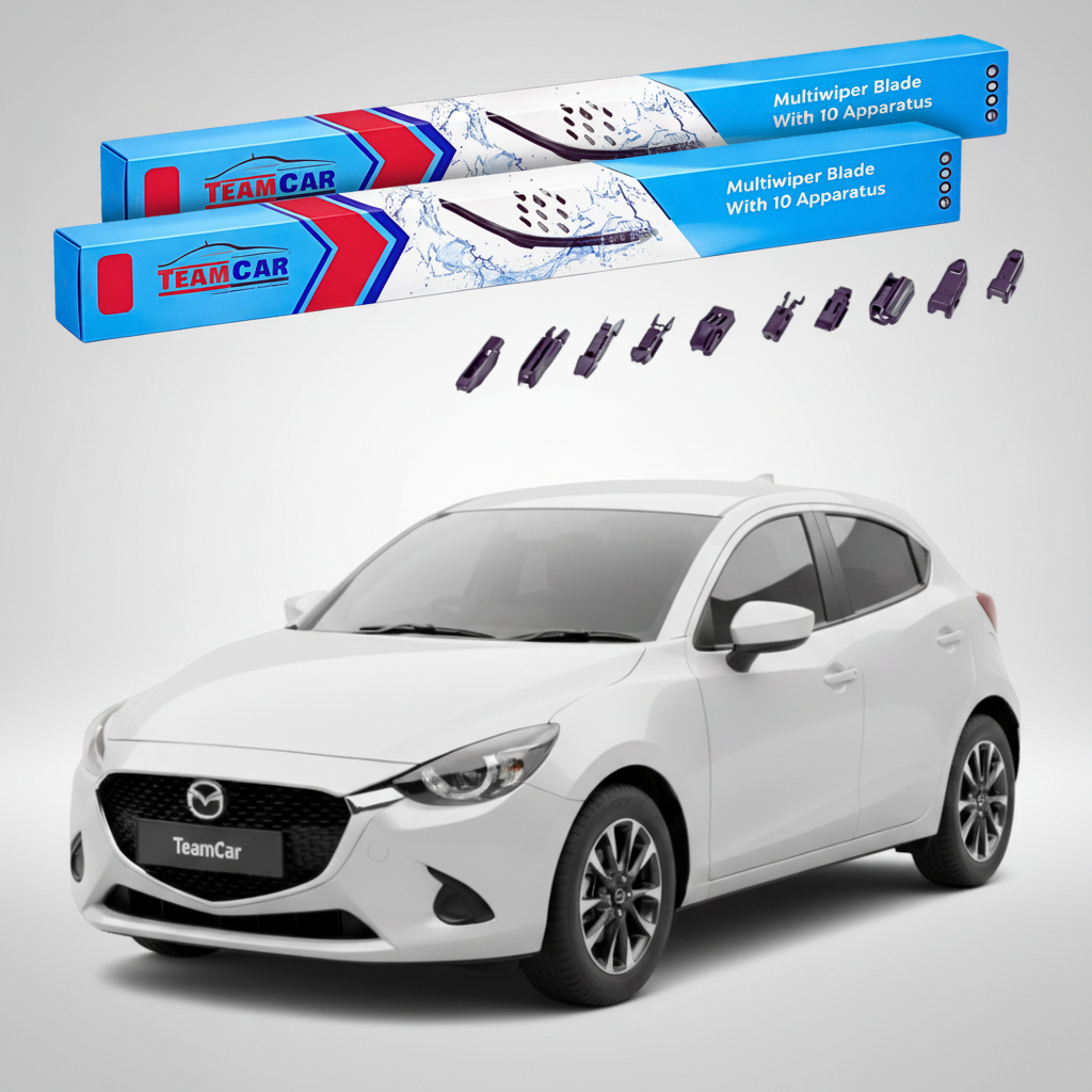 Stergatoare Mazda 2 DJ Facelift 2023-2026 | Set Fata Flat Premium - TeamCar