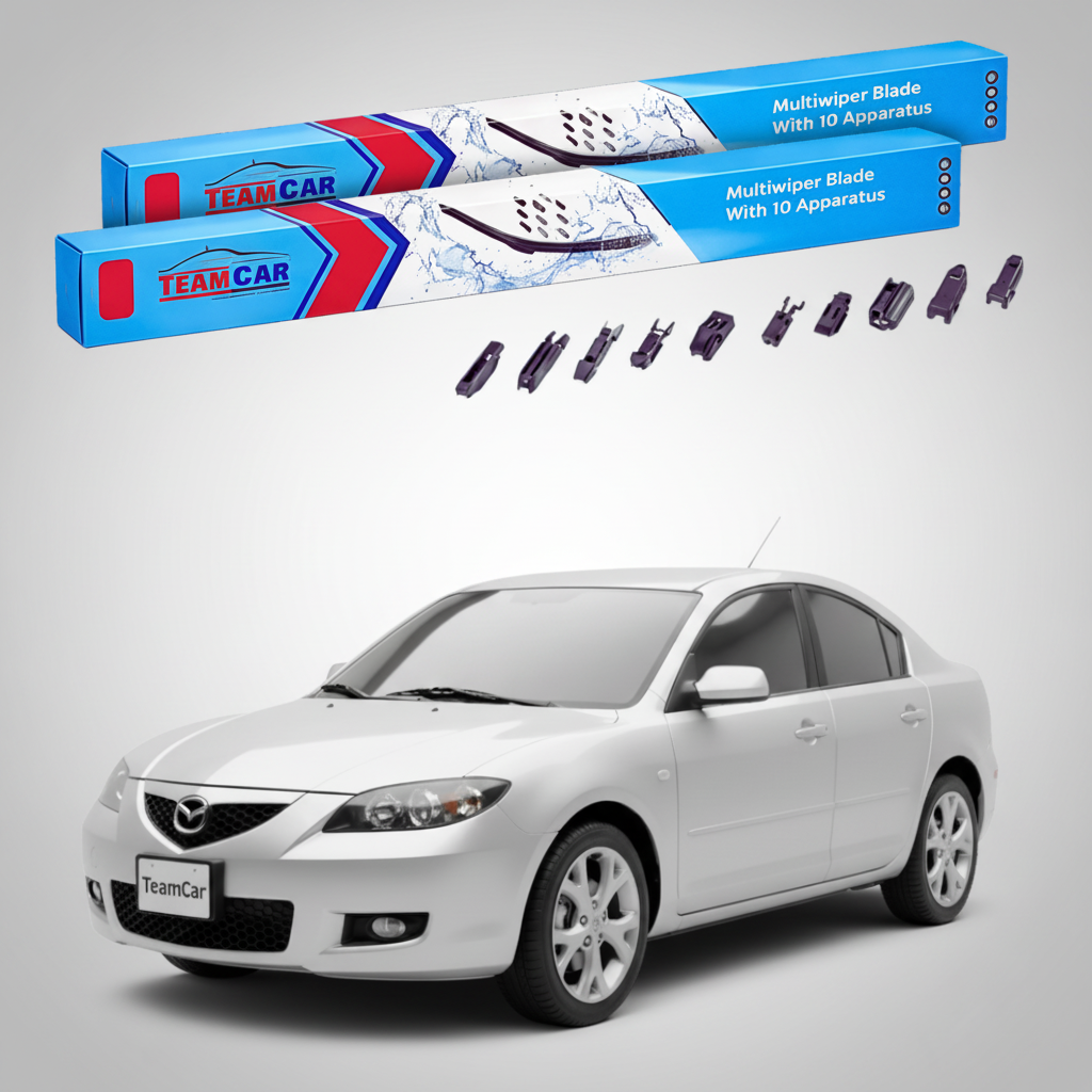 Stergatoare Mazda 3 BK Facelift Sedan 2006-2009 | Set Fata Flat Premium - TeamCar