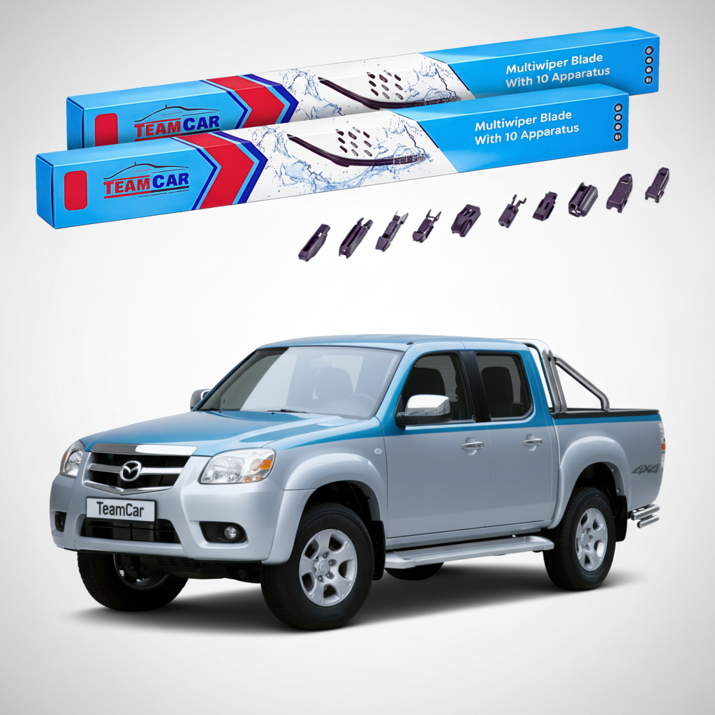 Stergatoare Mazda BT-50 J97 Facelift 2008-2012 | Set Fata Flat Premium - TeamCar