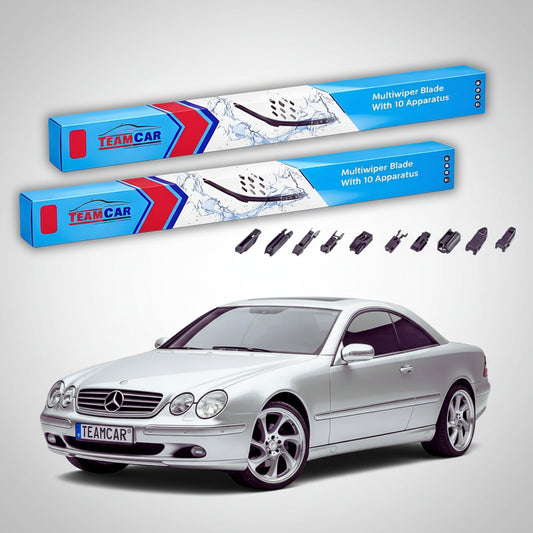 Ștergătoare Mercedes-Benz CL W215 2000-2006 | Set Față Flat – TeamCar®