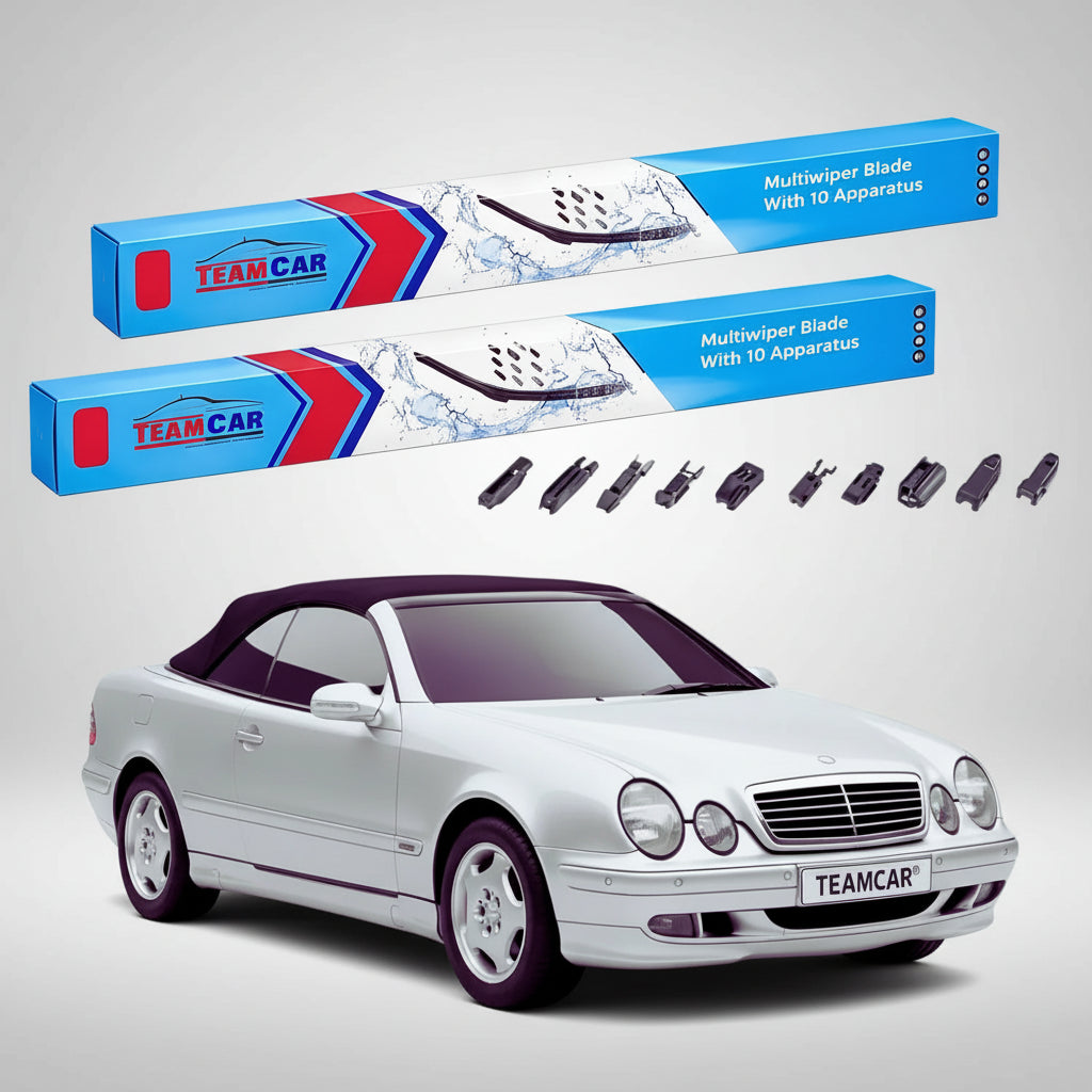 Ștergătoare Mercedes-Benz CLK Cabriolet A208 1998-2002 | Set Față Flat – TeamCar®