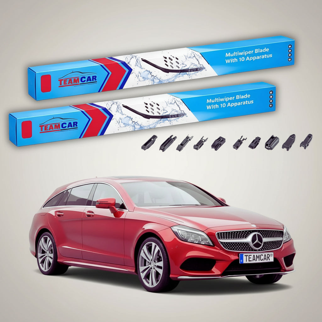 Ștergătoare Mercedes-Benz CLS Shooting Brake X218 Facelift 2014-prezent | Set Față Flat – TeamCar®
