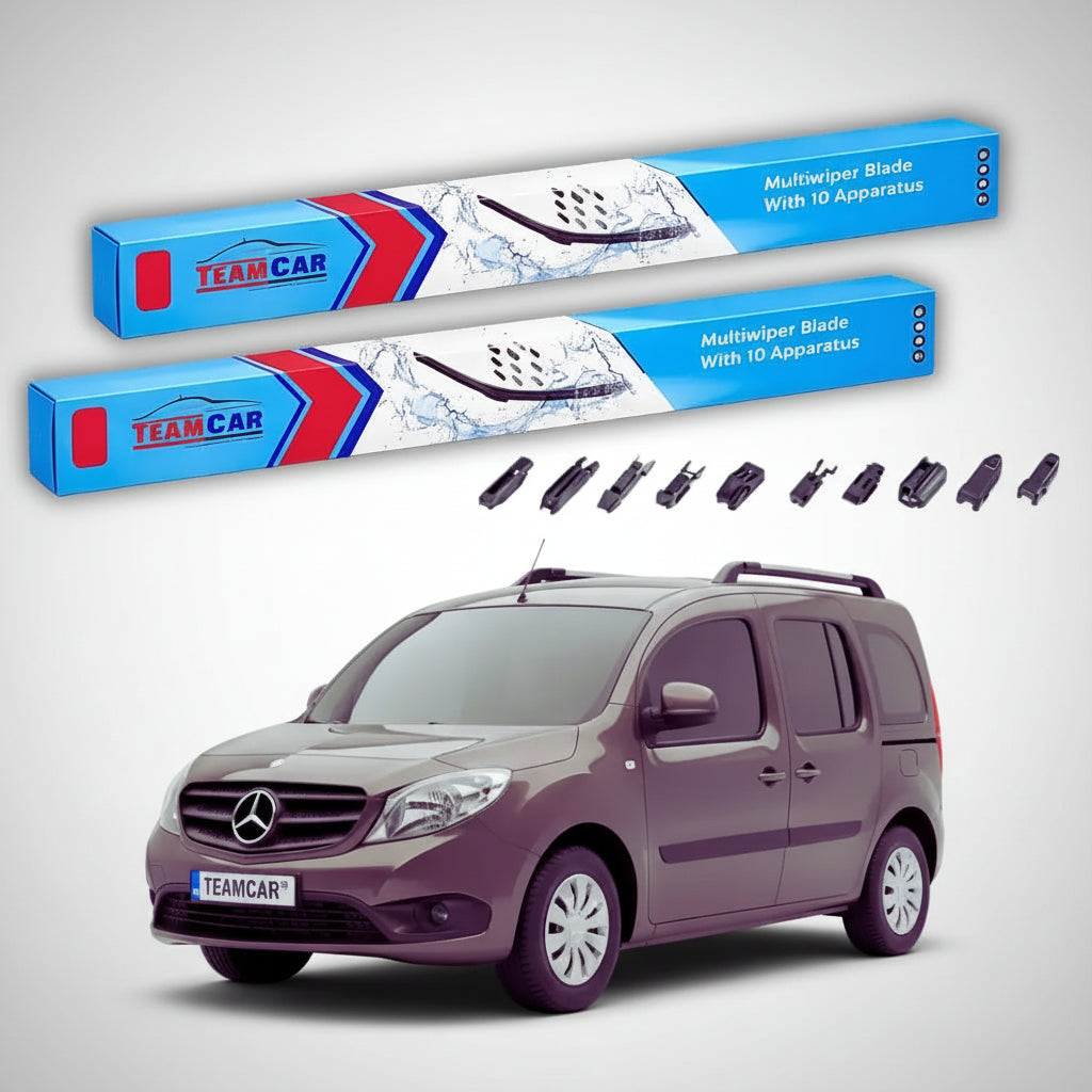 Ștergătoare Mercedes-Benz Citan W415 2 uși spate 2012-prezent | Set Față Flat – TeamCar®