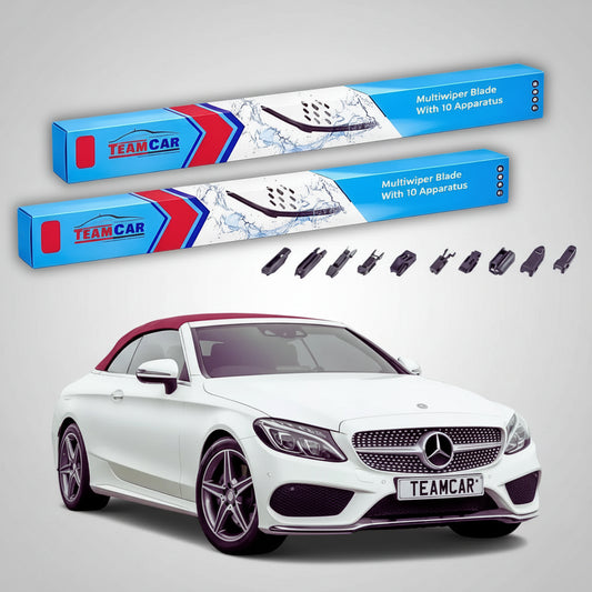 Ștergătoare Mercedes-Benz Clasa C A205 Cabriolet 2016-2023 | Set Față Flat – TeamCar®