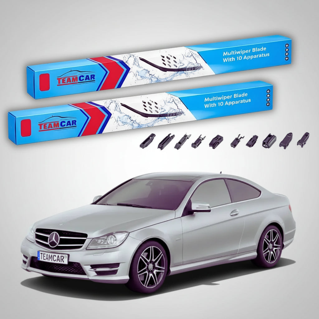 Ștergătoare Mercedes-Benz Clasa C C204 Coupé 2011-2013 | Set Față Flat – TeamCar®