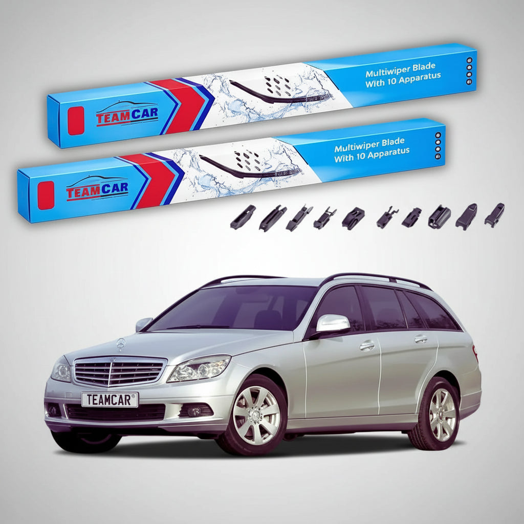 Ștergătoare Mercedes-Benz Clasa C S204 T-Model 2007-2008 | Set Față Flat – TeamCar®