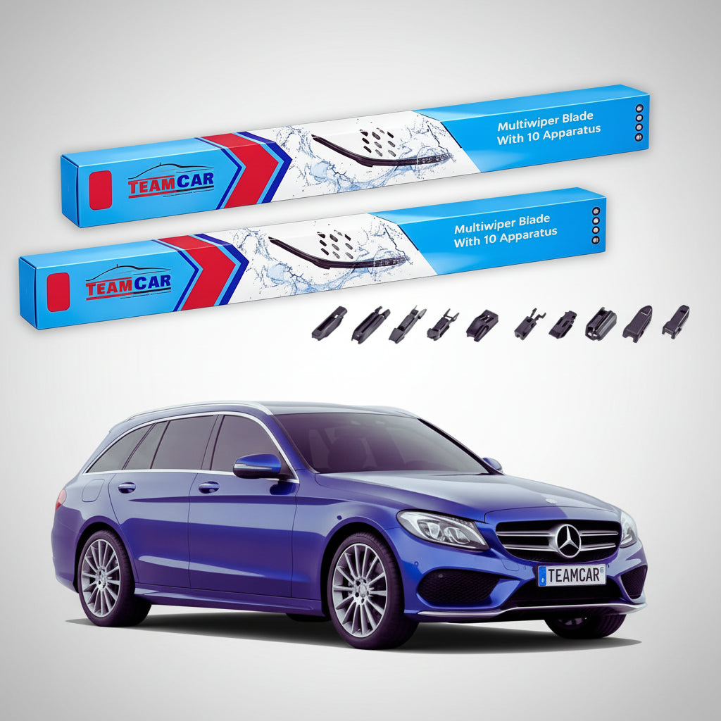 Ștergătoare Mercedes-Benz Clasa C S204 T-Model 2013-2014 | Set Față Flat – TeamCar®