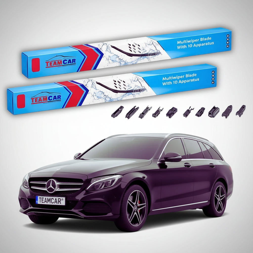 Ștergătoare Mercedes-Benz Clasa C S205 T-Model 2014-prezent | Set Față Flat – TeamCar®