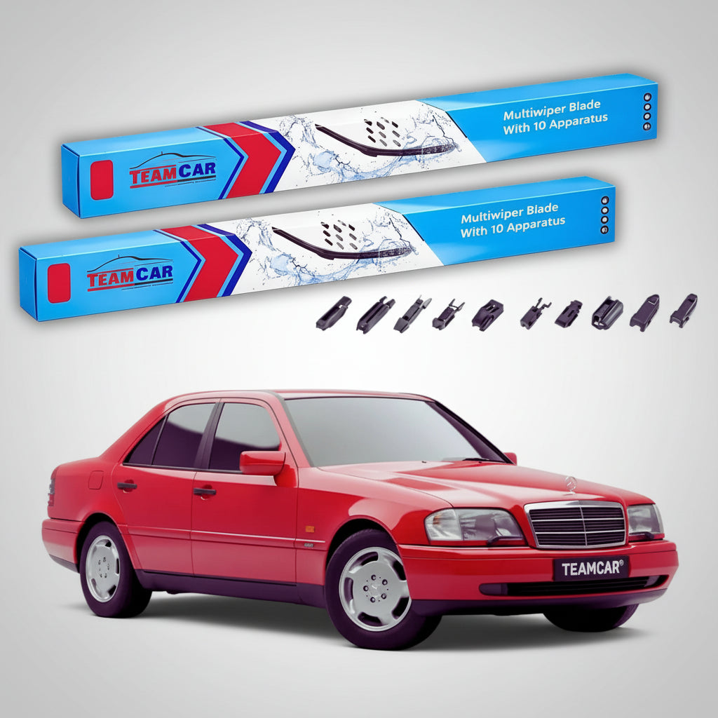 Ștergătoare Mercedes-Benz Clasa C W202 1993-2000 | Set Față Flat – TeamCar®