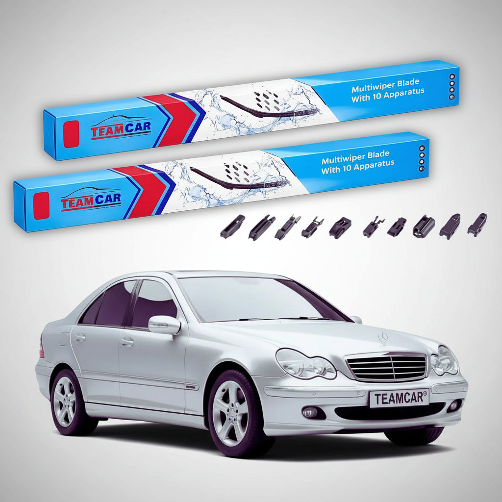 Ștergătoare Mercedes-Benz Clasa C W203 2003-2007 | Set Față Flat – TeamCar®