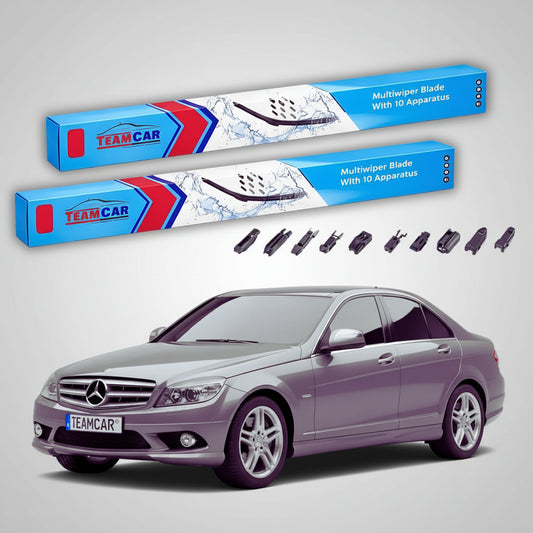 Ștergătoare Mercedes-Benz Clasa C W204 2008-2013 | Set Față Flat – TeamCar®