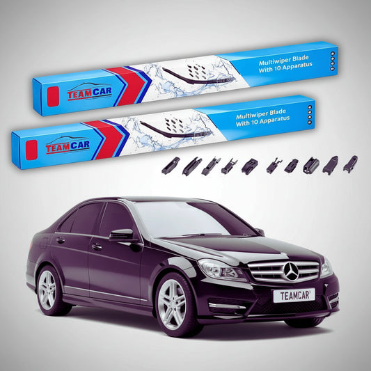 Ștergătoare Mercedes-Benz Clasa C W204 2013-2014 | Set Față Flat – TeamCar®
