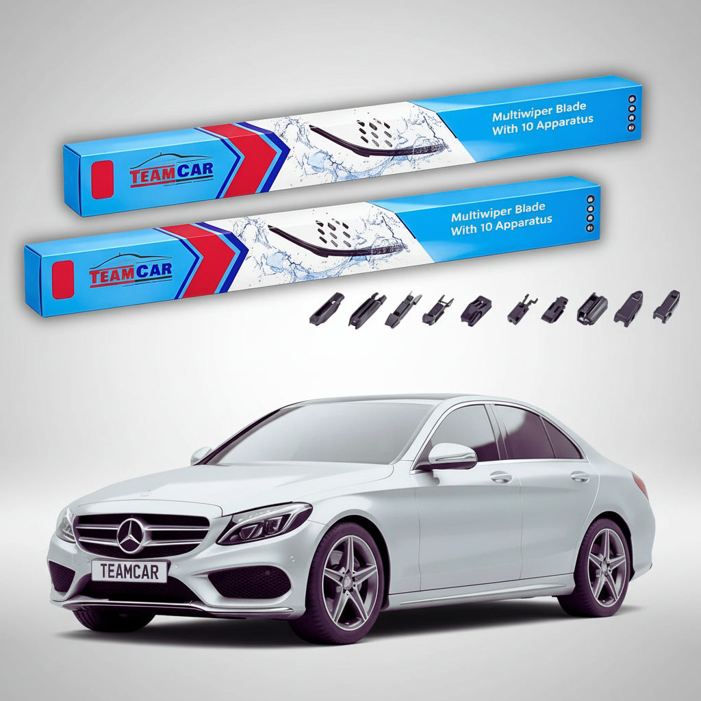 Ștergătoare Mercedes-Benz Clasa C W205 2013-2014 | Set Față Flat – TeamCar®