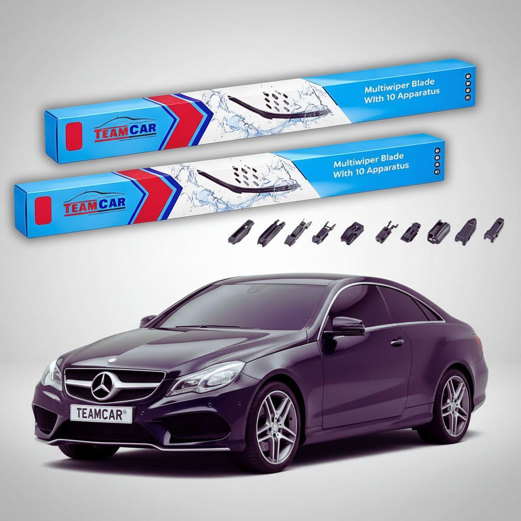 Ștergătoare Mercedes-Benz Clasa E Coupé C207 Facelift 2013-prezent | Set Față Flat – TeamCar®