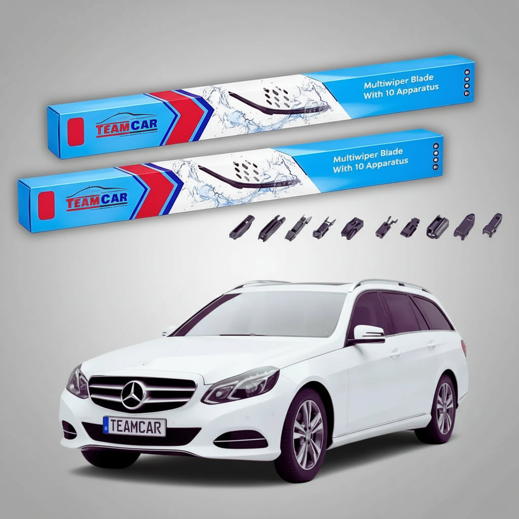 Ștergătoare Mercedes-Benz Clasa E T-Model S212 Facelift 2014-2016 | Set Față Flat – TeamCar®