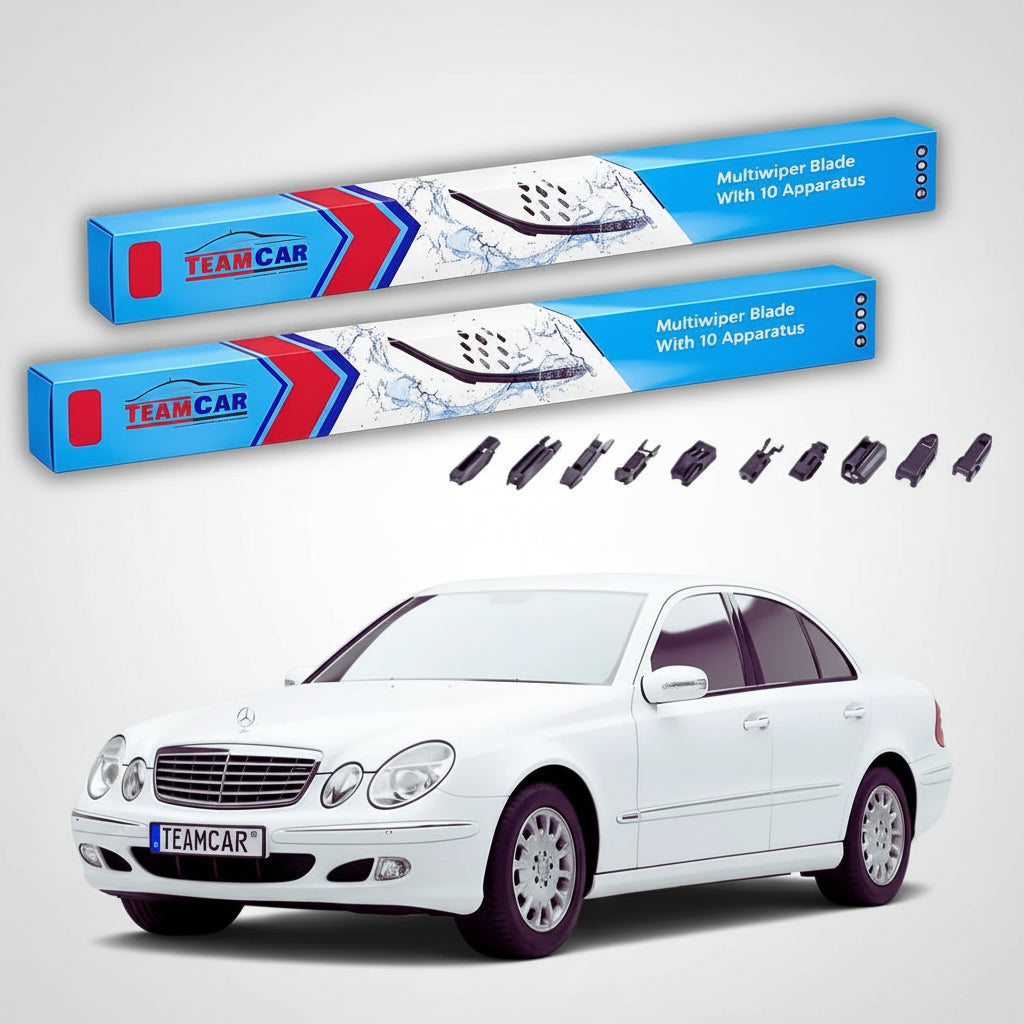 Ștergătoare Mercedes-Benz Clasa E W211 2002-2009 | Set Față Flat – TeamCar®