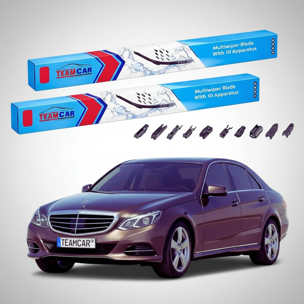 Ștergătoare Mercedes-Benz Clasa E W212 Facelift 2014-prezent | Set Față Flat – TeamCar®