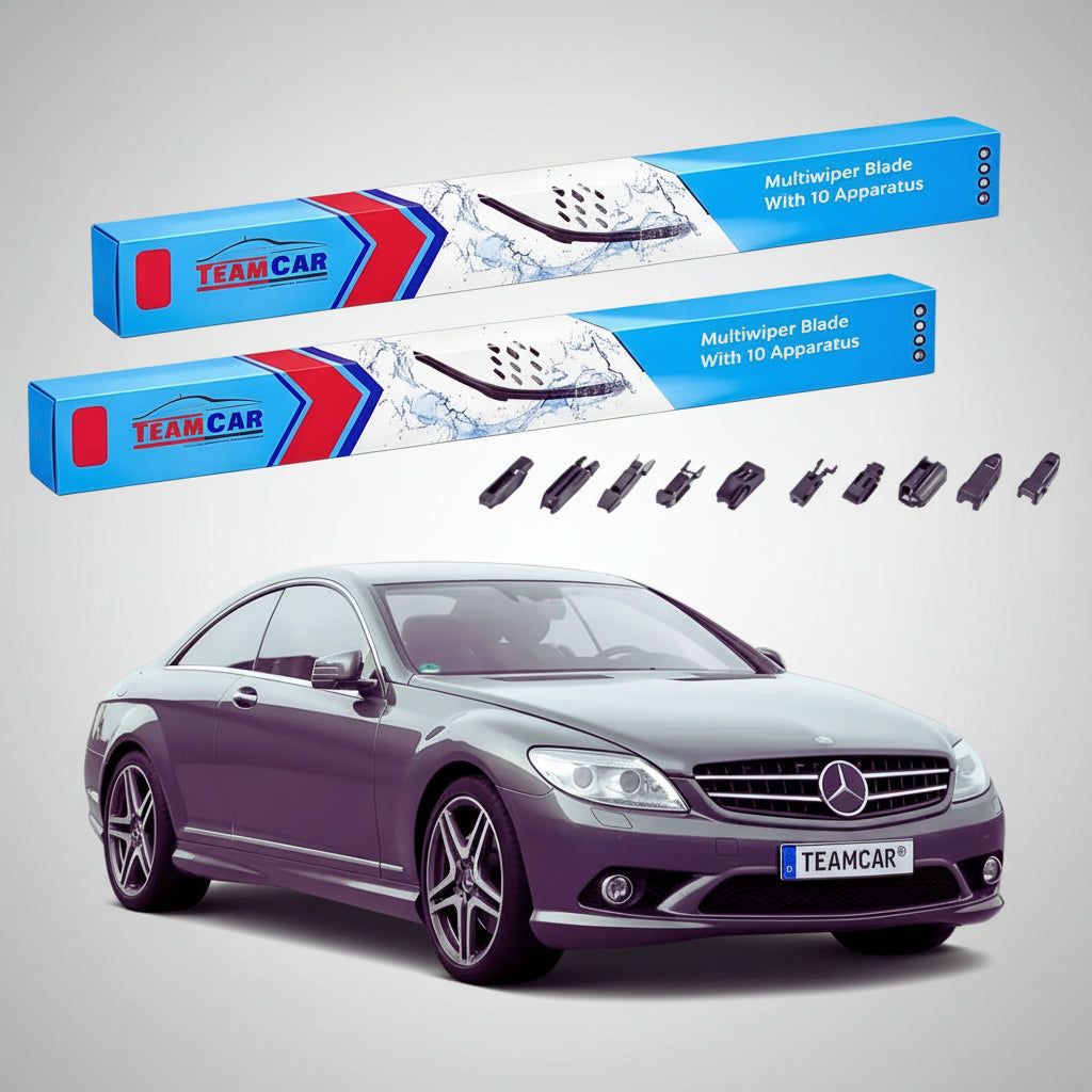Ștergătoare Mercedes-Benz Clasa S Coupe C216 2006-prezent | Set Față Flat – TeamCar®