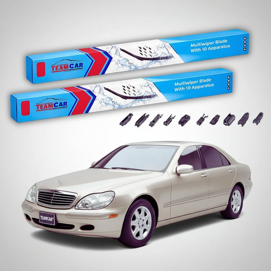 Ștergătoare Mercedes-Benz Clasa S W220 2000-2005 | Set Față Flat – TeamCar®