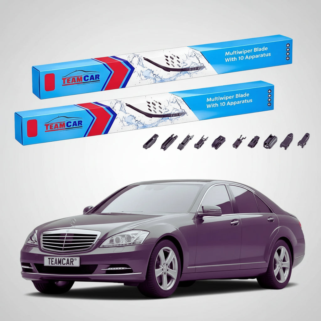 Ștergătoare Mercedes-Benz Clasa S W221 2005-2013 | Set Față Flat – TeamCar®