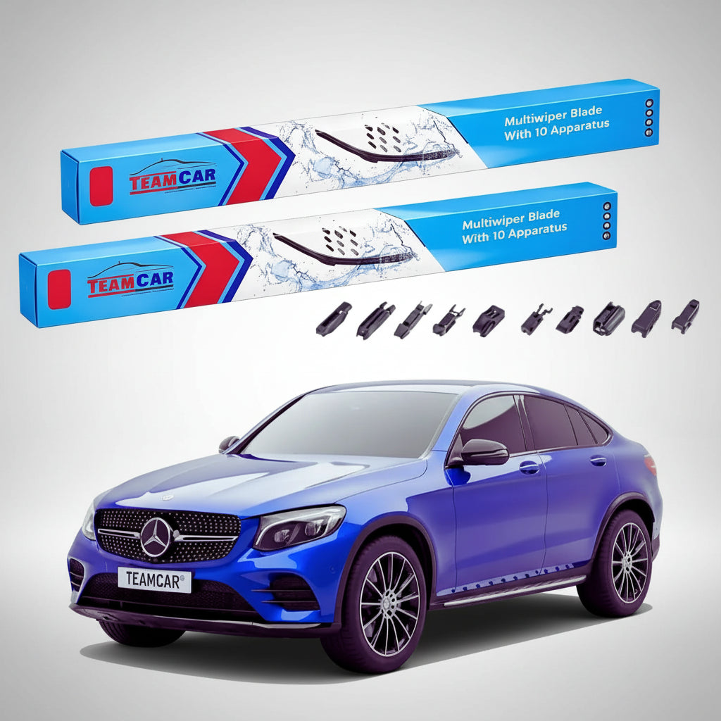 Ștergătoare Mercedes-Benz GLC Coupé C253 06.2016-03.2023 | Set Față Flat – TeamCar®
