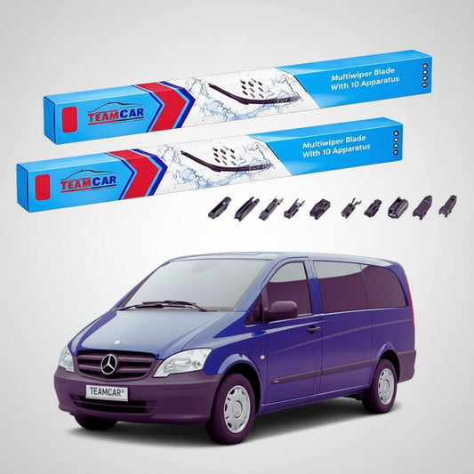 Ștergătoare Mercedes-Benz Viano W639 09.2005-08.2010 | Set Față Flat – TeamCar®