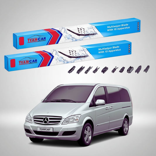 Ștergătoare Mercedes-Benz Viano W639 Facelift 09.2010-12.2014 | Set Față Flat – TeamCar®