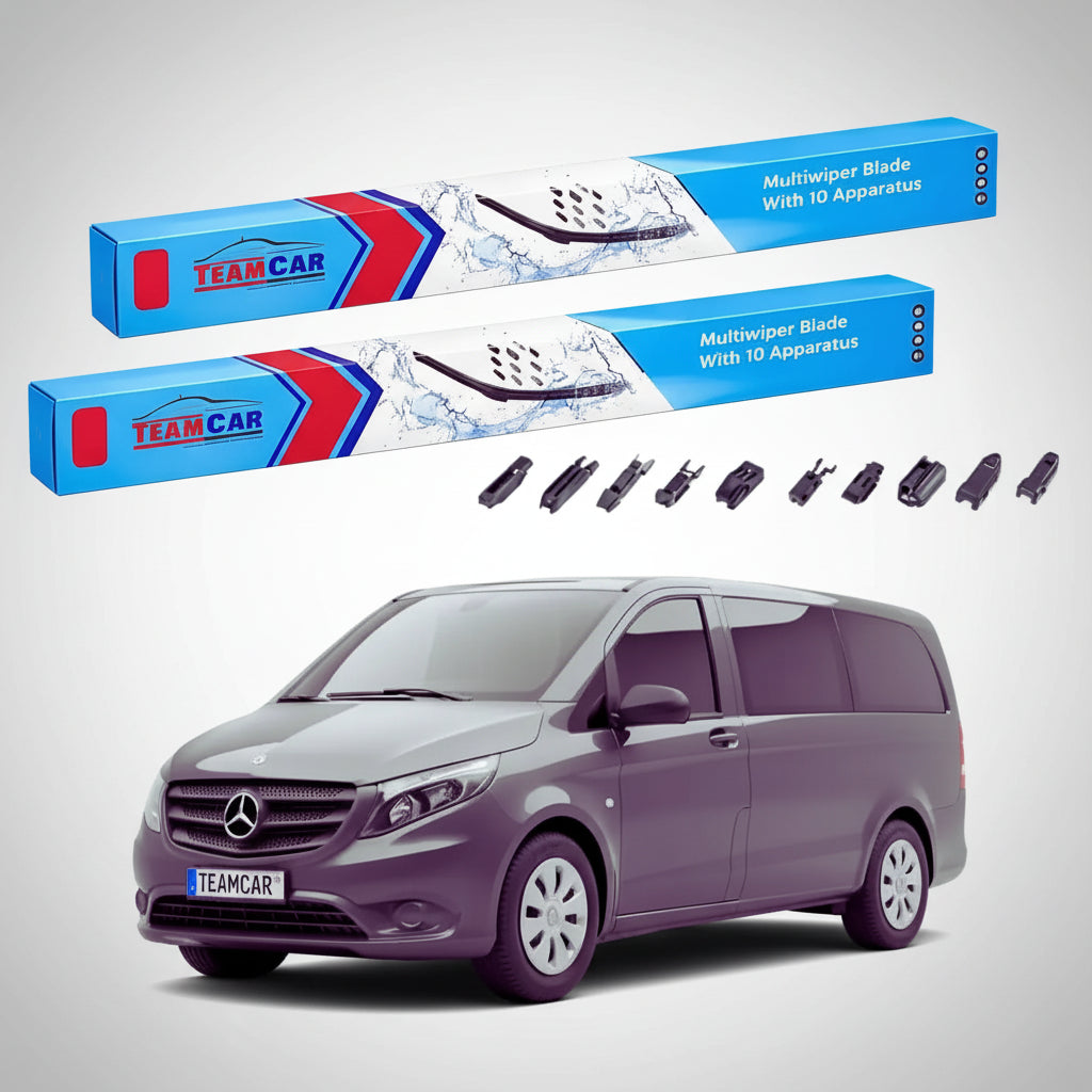 Ștergătoare Mercedes-Benz V-Class Vito W447 2014-prezent | Set Față Flat – TeamCar®