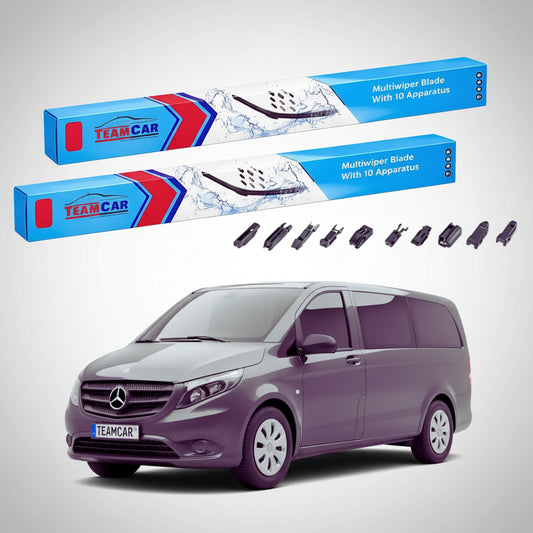 Ștergătoare Mercedes-Benz V-Class Vito W447 2014-prezent | Set Față Flat – TeamCar®
